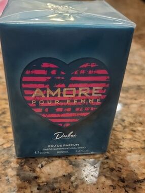 AMORE Pour Femme de Toilette for Women - Deep Teal Bottle